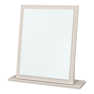 Diamond Dressing Table Mirror in Kashmir Matt, angled view