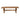 Dunmore Mango Wood 1.35m Dining Bench