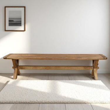 Dunmore Mango Wood 1.75m Dining Bench - view 4