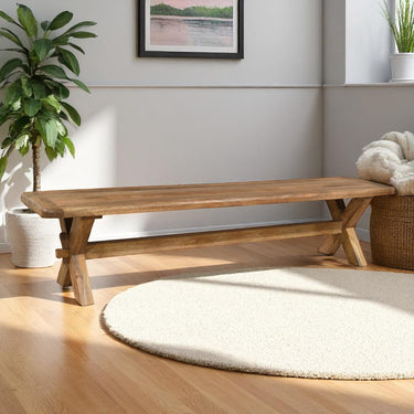 Dunmore Mango Wood 2m Dining Bench - view 3