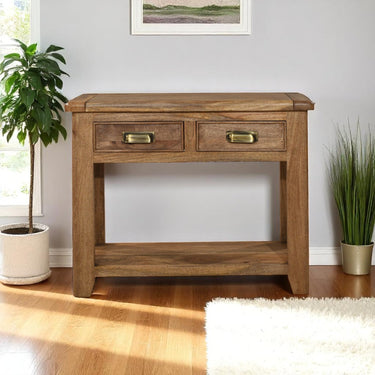 Dunmore Mango Wood Console Table - view 3
