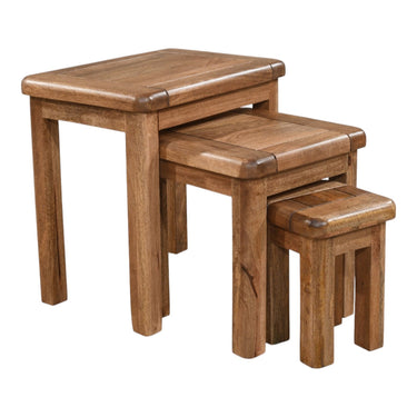 Dunmore Mango Wood Nest of Tables - view 3