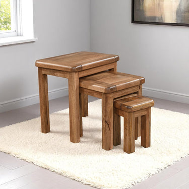 Dunmore Mango Wood Nest of Tables - view 4