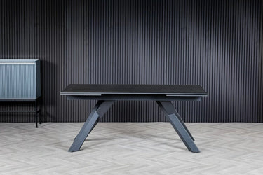 Raul Double End Extending Ceramic Dining Table (180+50+50cm)