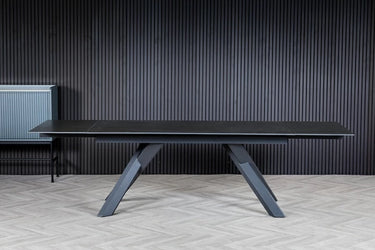 Raul Double End Extending Ceramic Dining Table (180+50+50cm)