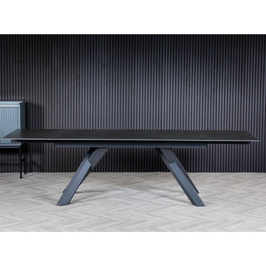 Raul Double End Extending Ceramic Dining Table (180+50+50cm)