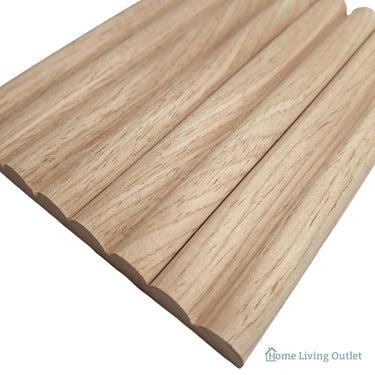 Flexible Wall Panels - 240cm x 60cm (2 Pack) – Oak / Reed