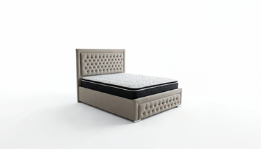 Tokyo Premium Fabric Upholstered Bed Frame