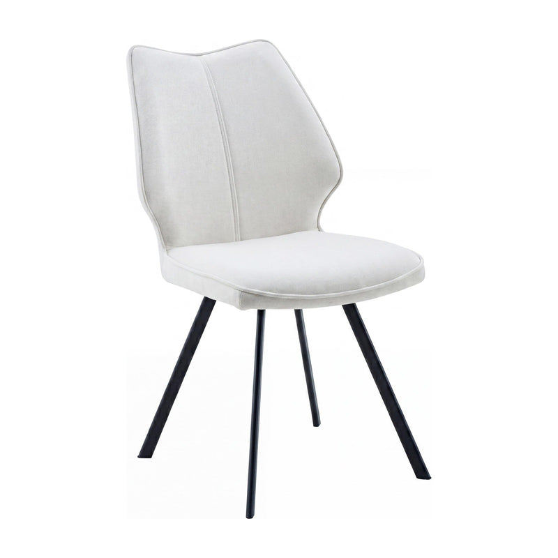 Greer Fabric Swivel Dining Chair - Camel