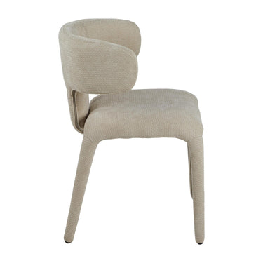Greta Fabric Dining Chair - Beige – studio view 2