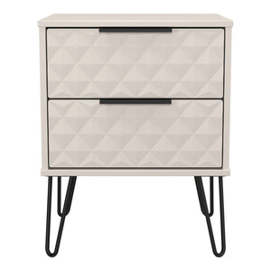 2 Drawer Bedside Cabinet