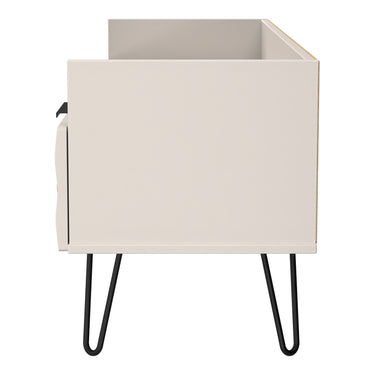 Harlequin 2 Drawer TV Unit in Kashmir Matt, side view