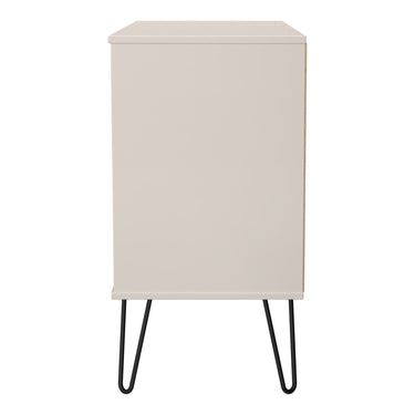 Harlequin 3 Drawer Sideboard in Kashmir Matt, side view