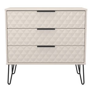 3 Drawer Wide Chest of Drawers