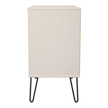 Harlequin 3 Drawer Wide Chest of Drawers in Kashmir Matt, side view