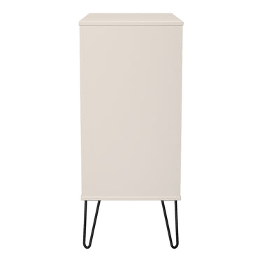 Harlequin 4 Drawer Wide Chest of Drawers in Kashmir Matt, side view