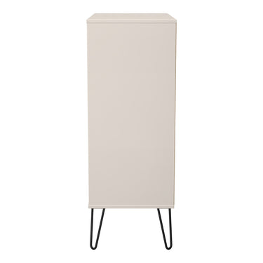 Harlequin 5 Drawer Wide Chest of Drawers in Kashmir Matt, side view