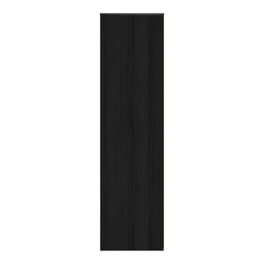 Harlequin Open Wardrobe in Black Ash, side view