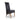 Trista Black PU Leather High Back Fabric Dining Chair