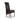 Trista Brown PU Leather High Back Fabric Dining Chair