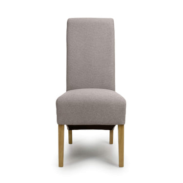 Trista Weave Mocha High Back Fabric Dining Chair