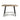 Bar Table Dining Wooden High Bar Stool Black Legs