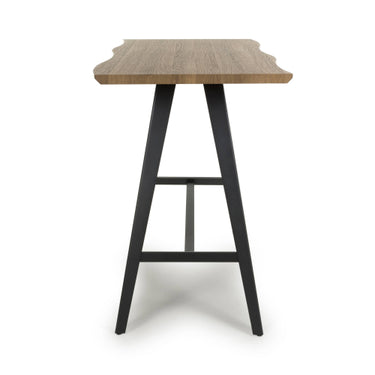 Bar Table Dining Wooden High Bar Stool Black Legs