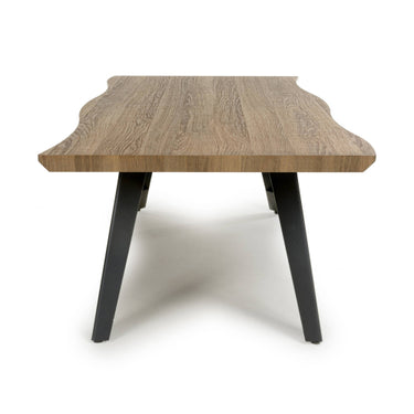 Nasra Natural Curved Coffee Table