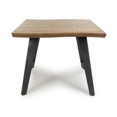 Nasra Natural Curved End Table