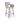 Sorento Chenille Corduroy Fabric Mink / Grey Bar Chair Stool