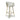 Volero Textured Effect Fabric Bar Stool Gold Legs