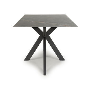 Kyoto Medium 1.6m Ceramic Grey Marble Dining Table