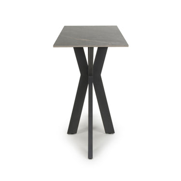 Kyoto Ceramic Grey Marble Console Table