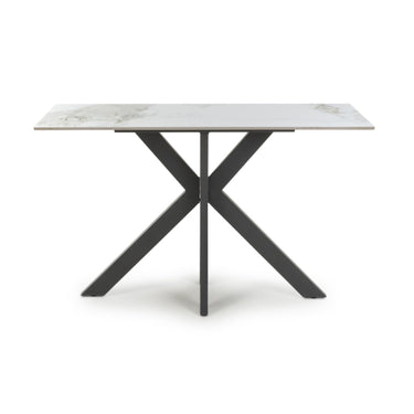 Kyoto Ceramic White Marble Console Table
