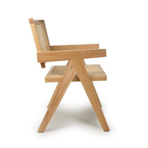 Dublin Rattan wooden Dining Chair