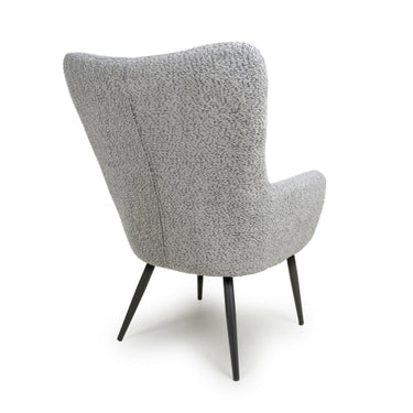 Tabby Grey Lounge Accent Chair