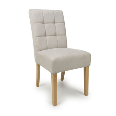 Moberly Waffle Flax Effect Natural Dining Chair