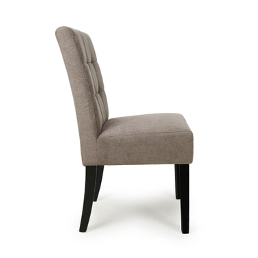 Moberly Waffle Flax Effect Light Brown Dining Chair