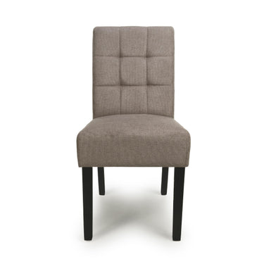 Moberly Waffle Flax Effect Light Brown Dining Chair