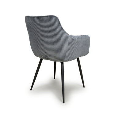 Dark Grey Cord Dining Chair Furniture Discount Outlet Store