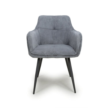 Dark Grey Cord Dining Chair Furniture Discount Outlet Store