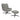 Carson Grey Fabric Lounge Chair & Footstool