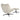 Carson Cream Fabric Lounge Chair & Footstool
