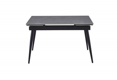 Carlo Double Extending Grey Granite Dining Table