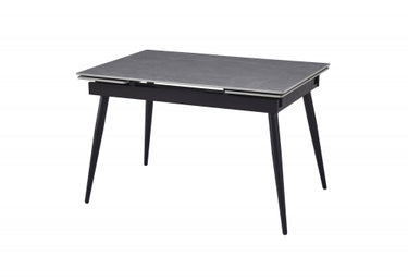 Carlo Double Extending Grey Granite Dining Table