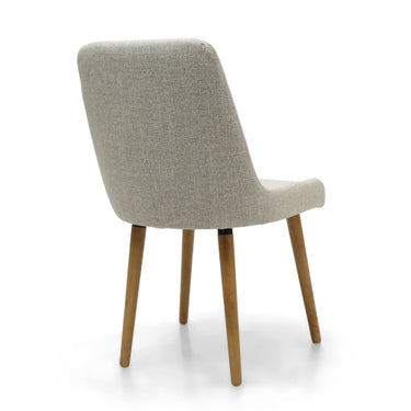 Sapri Flax Effect Natural Dining Chair