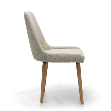 Sapri Flax Effect Natural Dining Chair