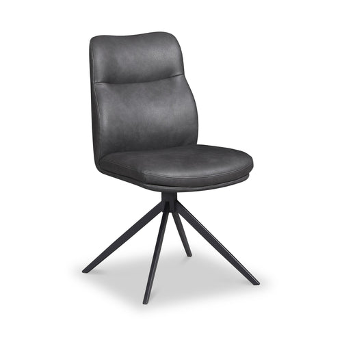 ["Charcoal Faux Leather"]