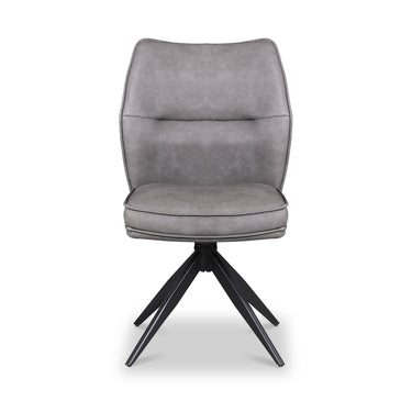Julio Grey Swivel Dining Chair
