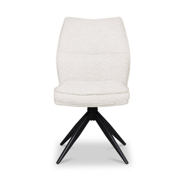 Julio Beige Swivel Dining Chair